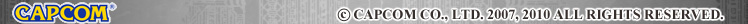 &copy; CAPCOM CO., LTD. 2007, 2009 ALL RIGHTS RESERVED.